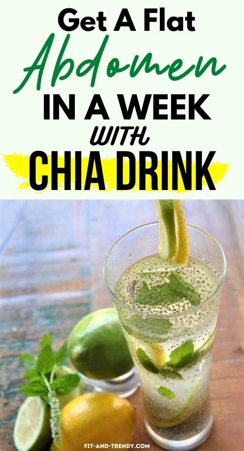 chia-lemon-drink-to-get-flat-abdomen-in-few-weeks