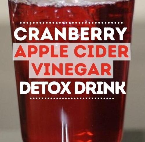 Cranberry Detox Cocktail With ACV