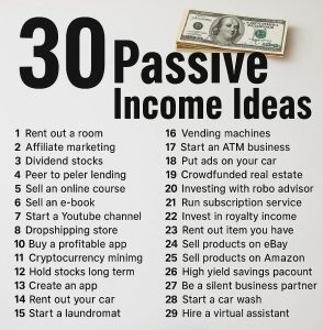 30 Passive Income Ideas to Boost Your Earnings in 2025 - Fit And Trendy